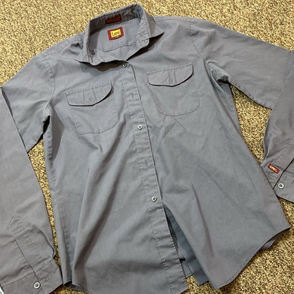 Vintage Lee Boys Grey Shirt Size 11/12